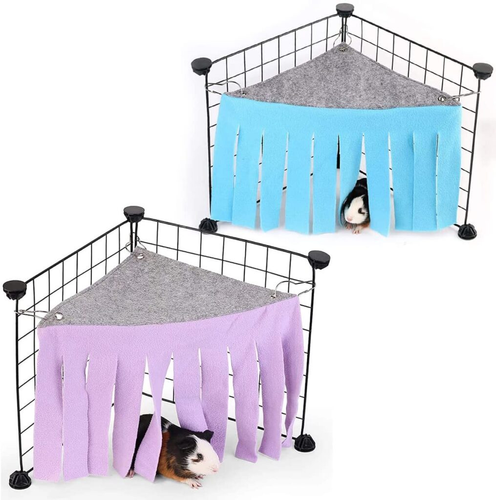 Guinea-Pig-Hideaway, 3-En-1-Hamaca-Escondite-Cama-Esquinera